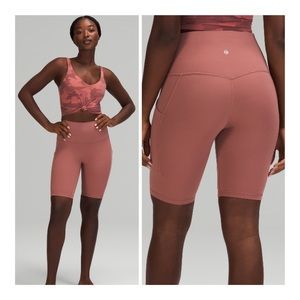 Lululemon Align Short 8” Pockets Pink 4
